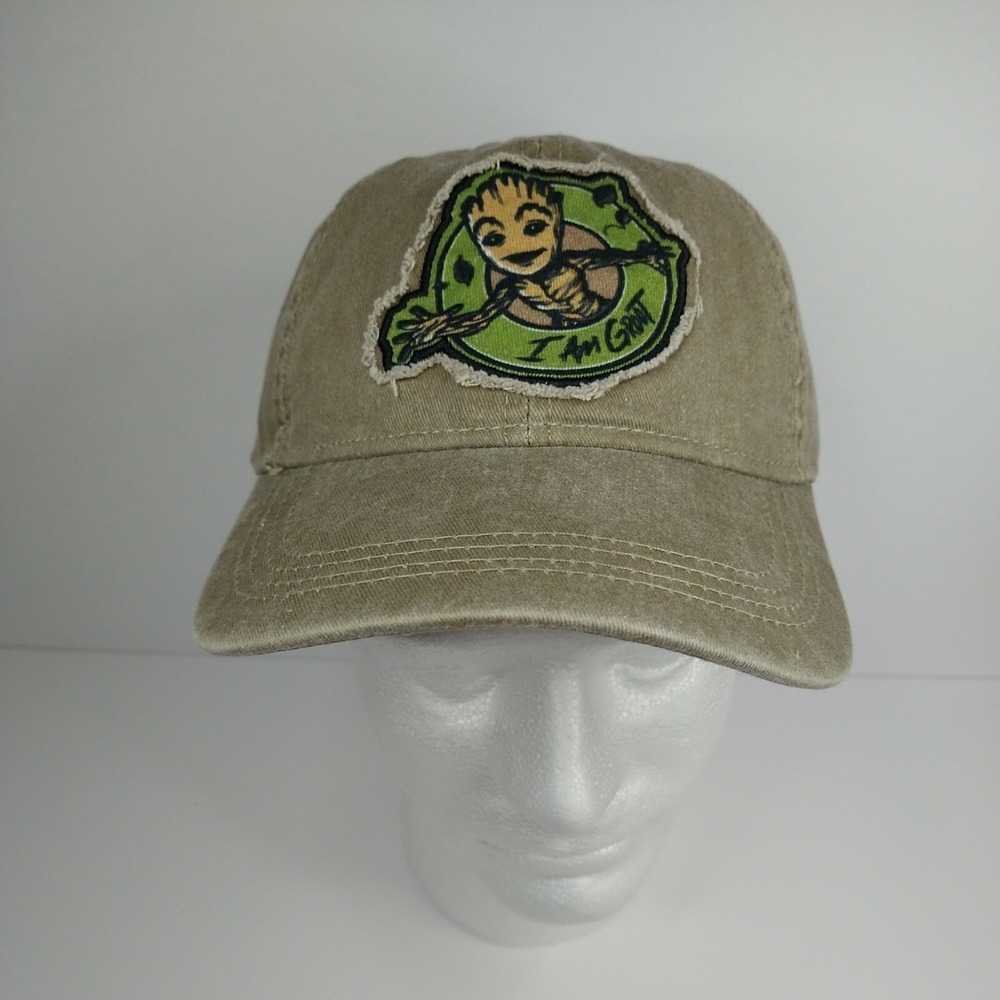 Disney Parks Marvel Guardians Of The Galaxy I AM GROOT Baseball Cap Hat Adult